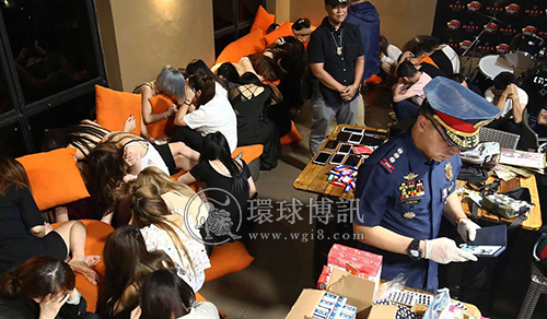 马卡蒂警方捣一淫窝救出35名中国女子 有菜农嫖客被捕